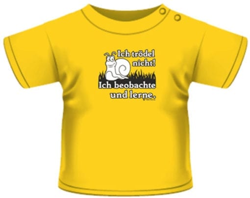 lustiges Kinder T-Shirt gelb