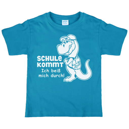 Schulanfänger-T-Shirt in türkis