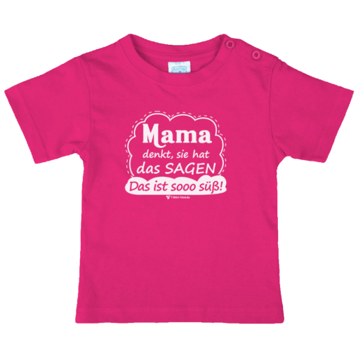 lustiges Kinder-T-Shirt Farbe pink